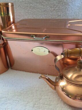 Vintage CopperTone/Aluminum Kitchen Set
